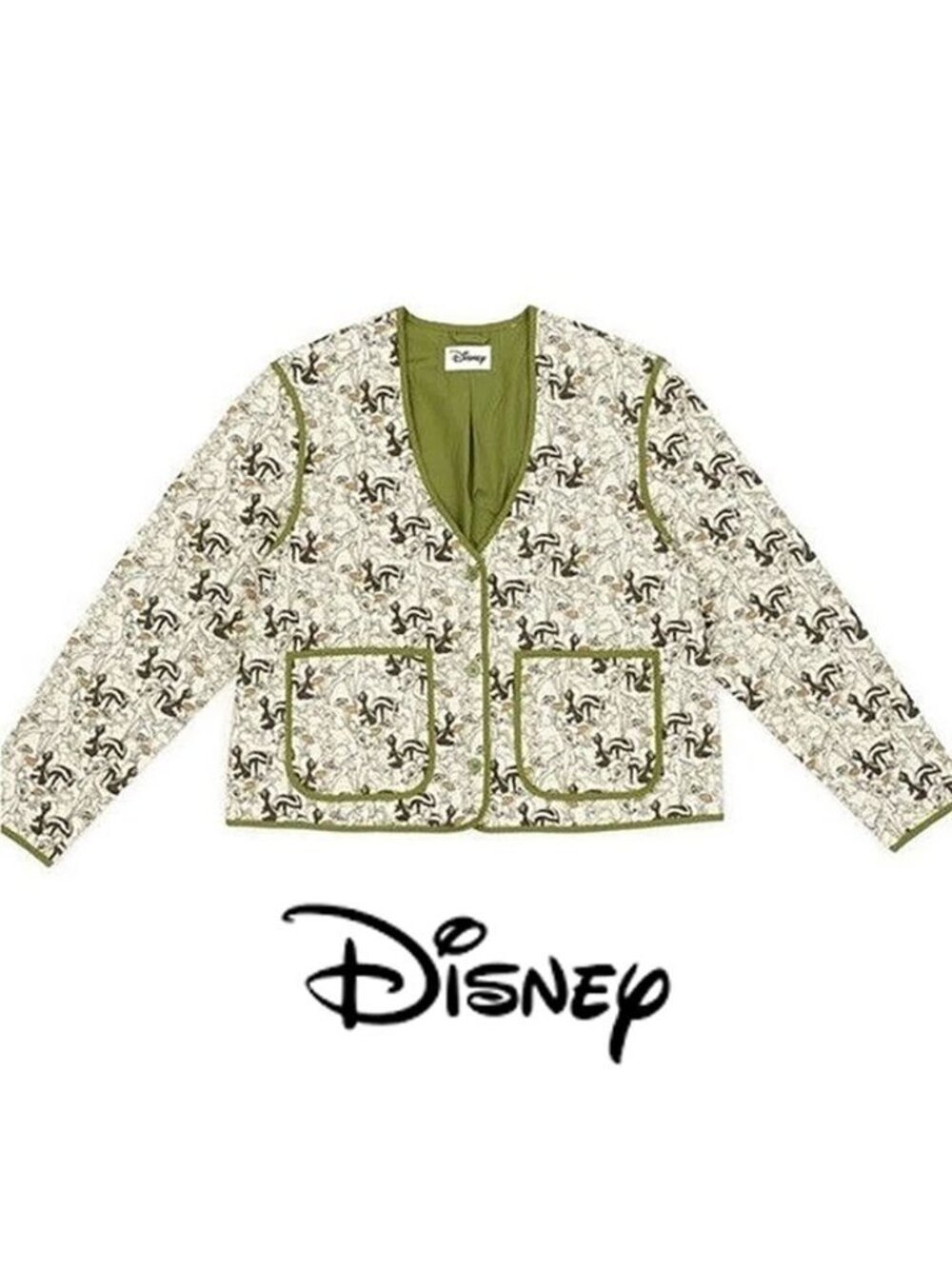 New with tags! Disney collectors! Bambi Quilted Jacket, Bambi, Thumper, Flower,